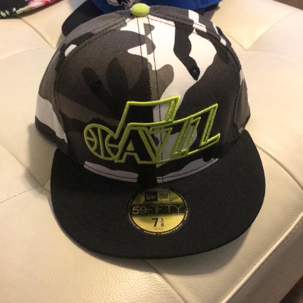 Utah Jazz flat rimmed hat